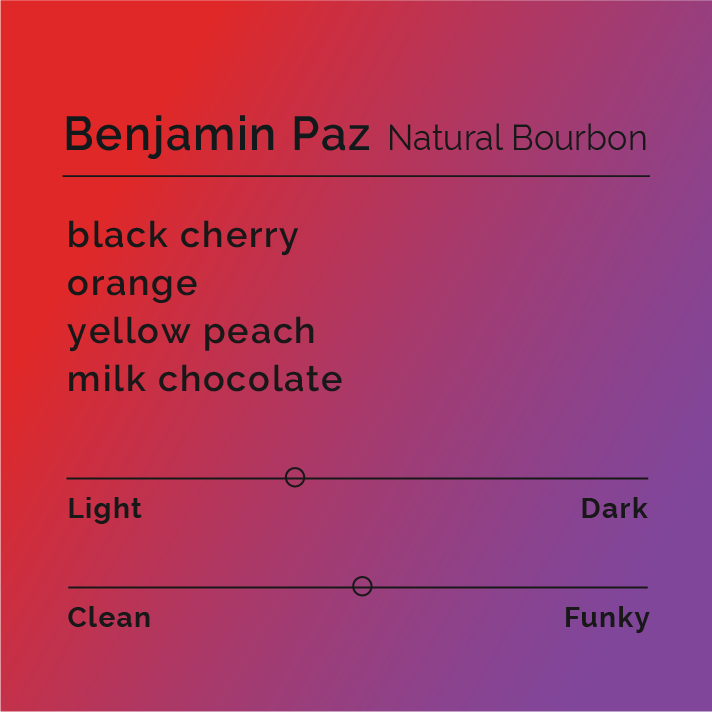 Black White Roasters - Benjamin Paz, Natural Bourbon