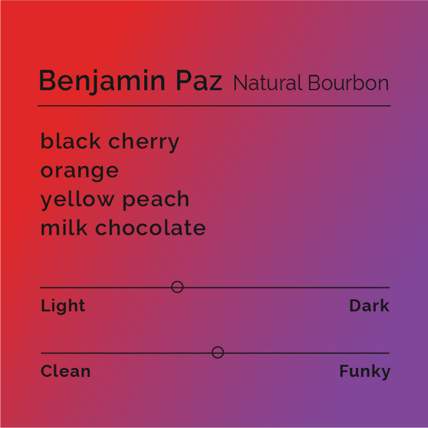 Black White Roasters - Benjamin Paz, Natural Bourbon