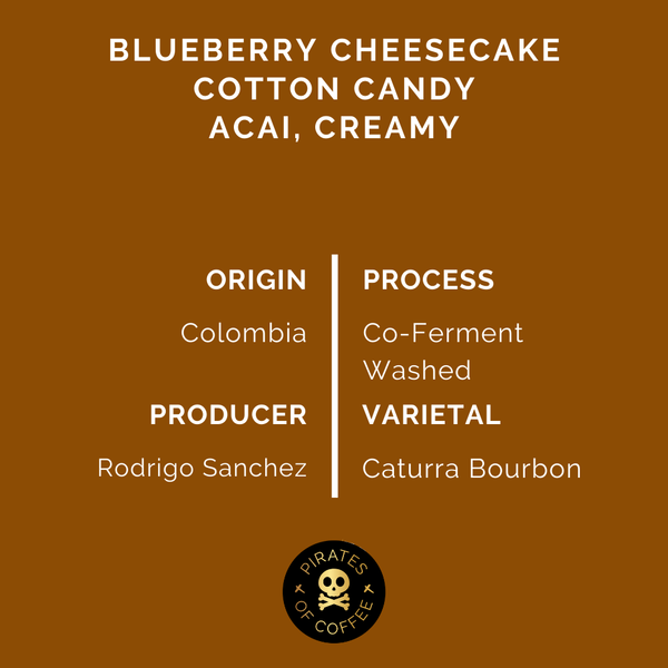 Pirates of Coffee - Slurpy Espresso, Colombia Anaerobic Washed