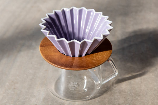 Origami Dripper Small Purple (with resin holder)