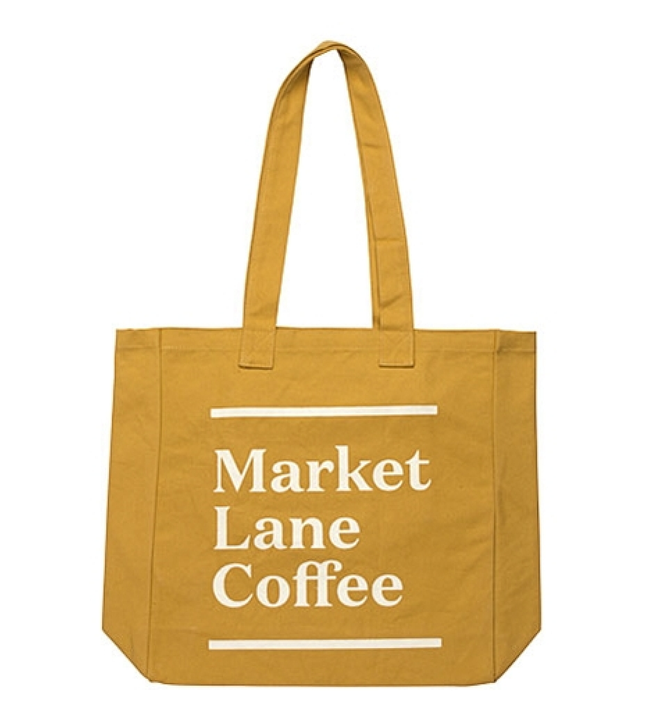 Market Lane - Tote Bag (Mustard Yellow)