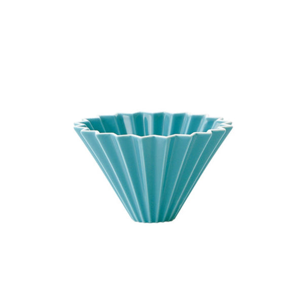 Origami Dripper Small Turquoise (with resin holder)