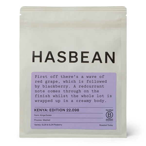 Hasbean - Kenya Edition 22.098 Kiriga Estate Peaberry