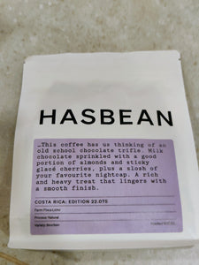Hasbean - Costa Rica Edition 22.075 Finca Licho Natural Bourbon