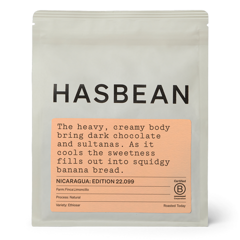 Hasbean - Nicaragua Edition 22.099 Finca Limoncillo Natural Ethiosar