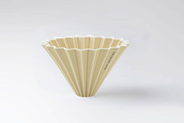 Origami Dripper Small Matt Beige (with resin holder)