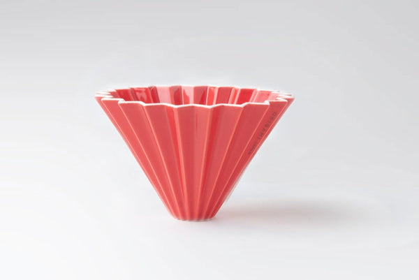 Origami Dripper Small Red (with resin holder)