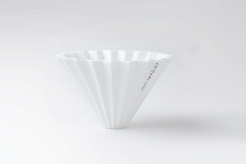 Origami Dripper Small White (with resin holder)