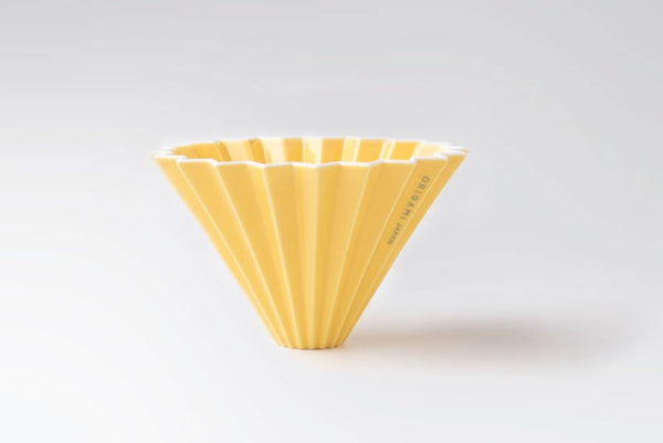 Origami Dripper Small Yellow (with resin holder)