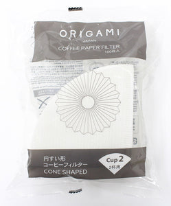 Origami Dripper 1-2 cup Filter Paper (100pc)