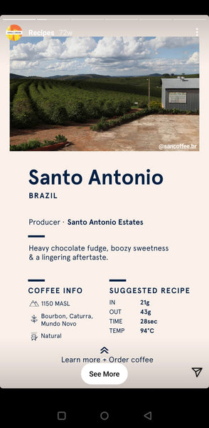Five Senses Coffee - Santo Antonio, Brazil