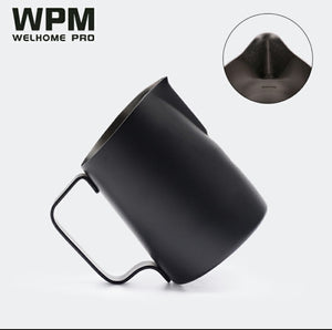WPM Milk Frothing Pitcher - 600ml  - Matt Black
