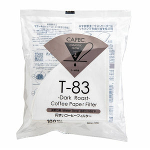 Cafec Dark Roast Filter Paper 4cup (100pc)