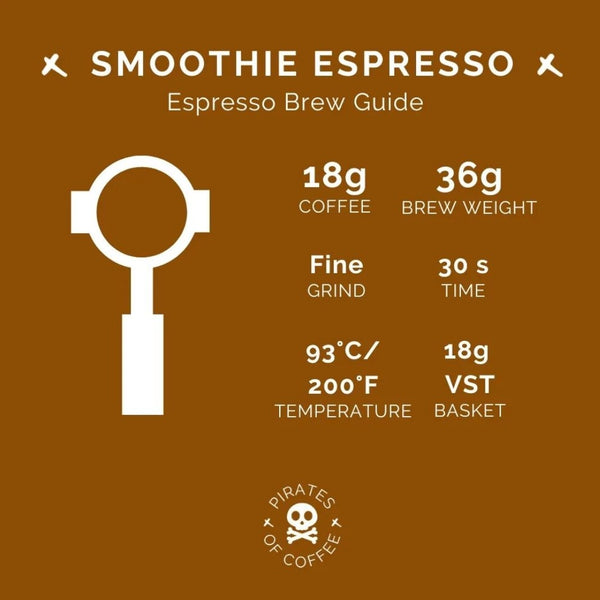 Pirates of Coffee - Smoothie Espresso, Colombia Anaerobic Honey