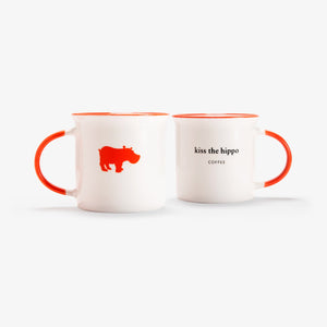 Kiss The Hippo - Everyday Ceramic Mug