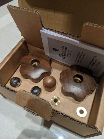 Lelit MaraX Walnut Wood Upgrade Kit