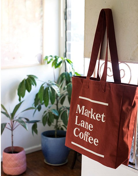Market Lane - Tote Bag (Brick Red) – thecoffeeguy
